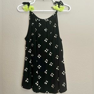 Arizona Little Girls Tank Top With Tassles